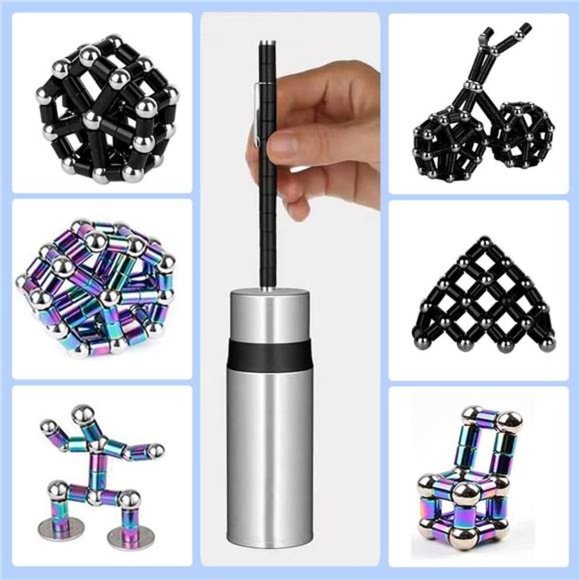 Fidget Pen, Decompression Magnetic Fidget Toy Pen, Magnet Pen Fidget Toy Relieve - Picture 2 of 6